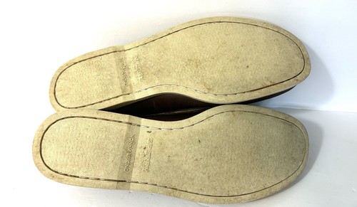 Sperry Top Sider Mocasín 12 Auténticos Originales Zapatos de Barco de 2 Ojos Cuero Marrón Oscuro - Imagen 10 de 11