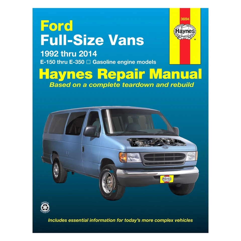 For Ford E-350 Super Duty 2002-2014 Haynes Manuals 36094 Repair Manual Foto 2 de 4