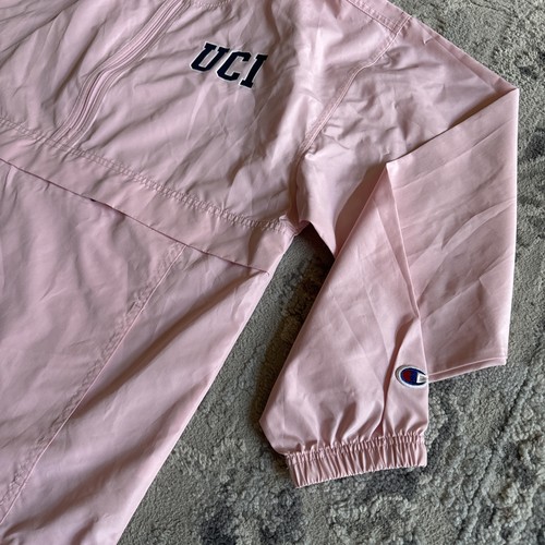 Chaqueta cortavientos UC Irvine Anteaters Champion 1/2 cremallera Anorak rosa talla mediana - Imagen 6 de 10