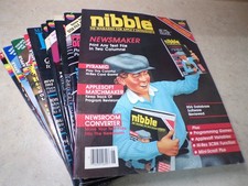 1980's Nibble Hands On Compute InCider Apple II IIGS Computer Magazine Lot of 10