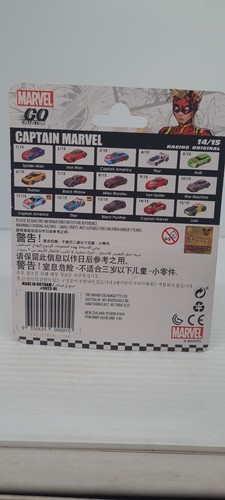 Hot Wheels Captain Marvel Go Collection Marvel Univers No 14/15 New In Packaging - Picture 7 of 7