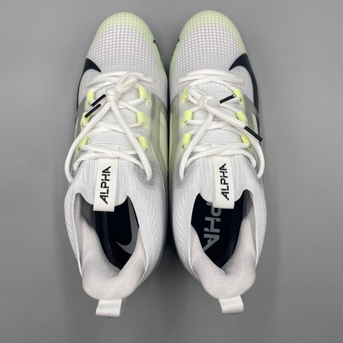 Nike Men's Size 12 Alpha Menace 4 Elite Football Cleats White FD7036-100 - Picture 14 of 16