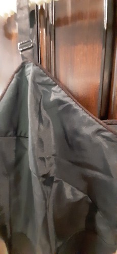 Vintage 1950s Movie Star Brand Black Nylon Size 38 Regular Full Slip Made USA - Picture 7 of 12