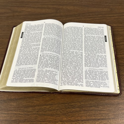 NRSV Large Print Bible New Revised Standard - Nelson 8803BG Burgandy 1990 - Bild 7 von 9