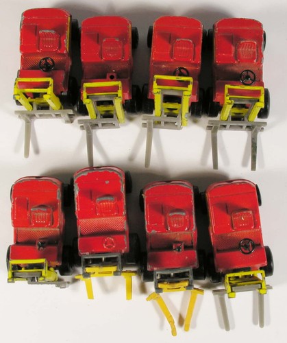 SCRAPYARD LOT OF 8 X MATCHBOX 15 LANSING BAGNALL FORKLIFT TRUCKS GASLANDS - Picture 5 of 6