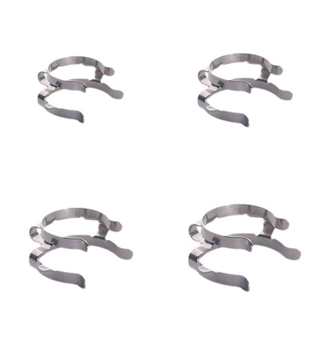 Chemielabor: 10 Stück Edelstahl Standard Gelenk Clip Schnittstellenklemme - Bild 6 von 6