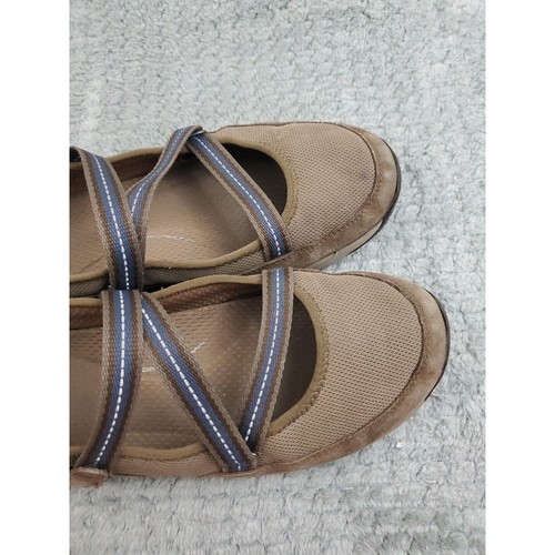 Dansko Mary Jane Schuhe Damen Größe 38 EU 7,5 US Braun Stoff Klettverschluss - Bild 6 von 9