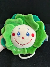 Rare Chicco Happy Color Musical Plush Green Flower Music Box Toy - Baby Einstein