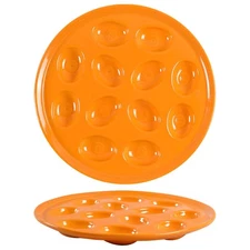 Homer Laughlin  Fiesta Butterscotch  Deviled Egg Plate 11855106