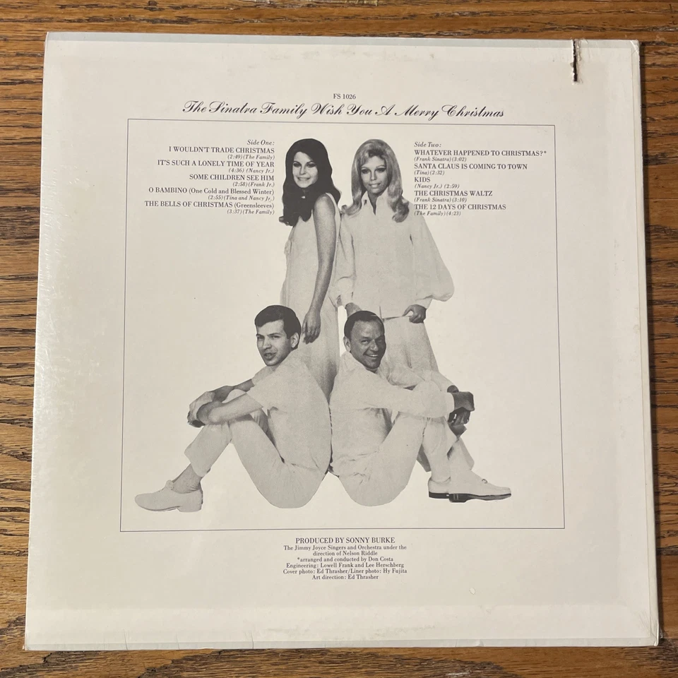 The Frank Nancy Sinatra Family Wish You A Merry Christmas LP Reprise SEALED!!!! Foto 2 de 2