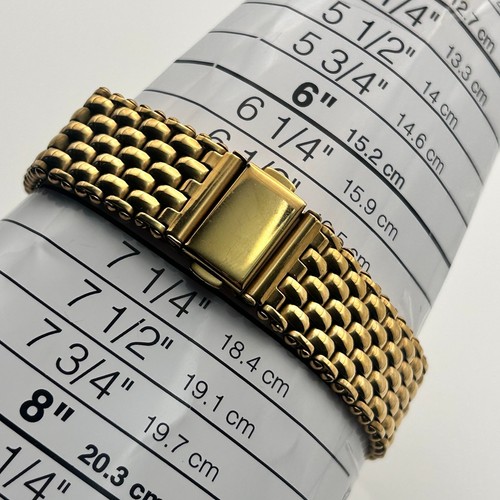 Berny Gold Tone St. Steel 17mm Women’s Watch 17mm Case, New Battery - Picture 4 of 8