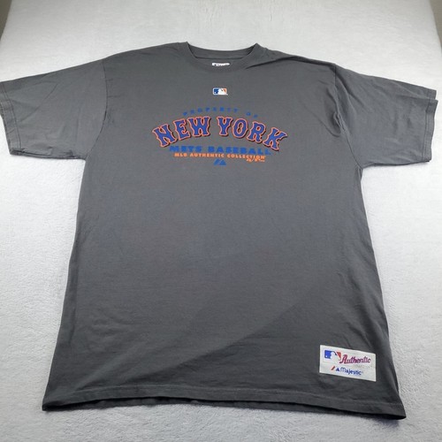 Majestic New York Mets T-Shirt Baseball Authentic Collection Herren grau Xlarge - Bild 3 von 17