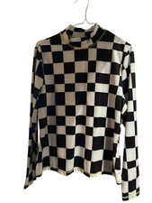 Women’s 1X SHEIN Checkered Top