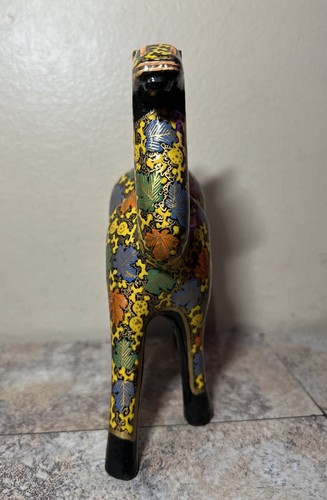 Wood Camel Hand Carved Statue Animal Sculpture Home Decor Figurine Wood 6 Inch - Picture 4 of 7