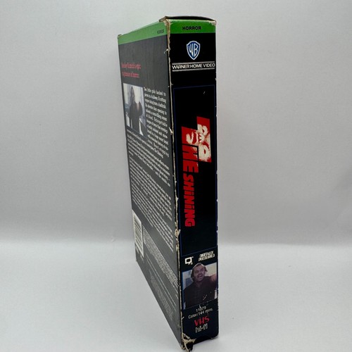 The Shining VHS 1986 Jack Nicholson Shelly Duvall Stephen King - Picture 3 of 4