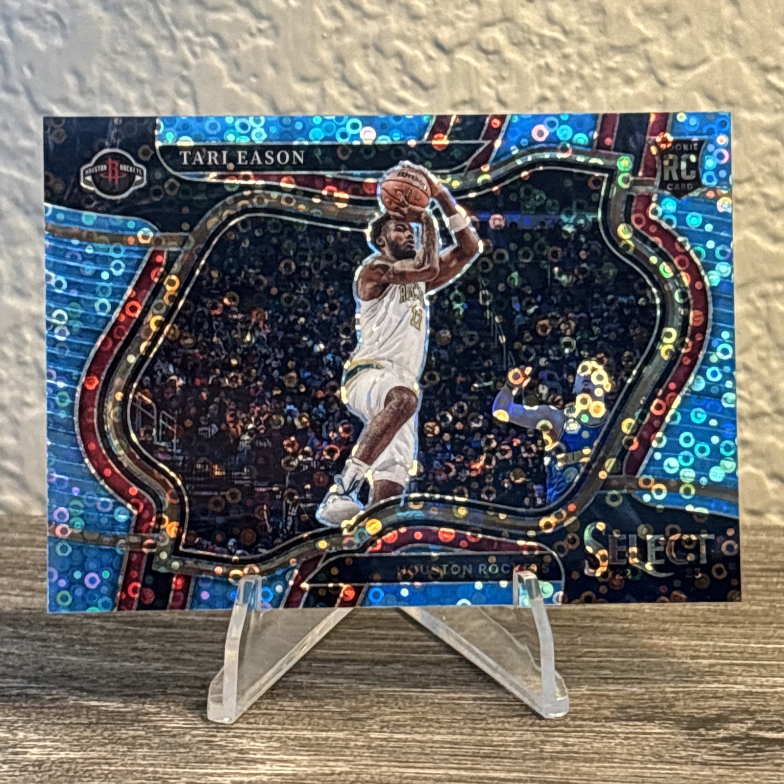 2022-23 Panini Select Tari Eason Rookie RC Courtside Light Blue Disco /99 #278