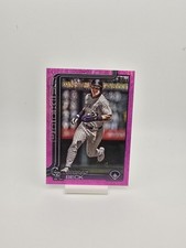 2025 Topps #139 Jordan Beck Pink Holo Foil