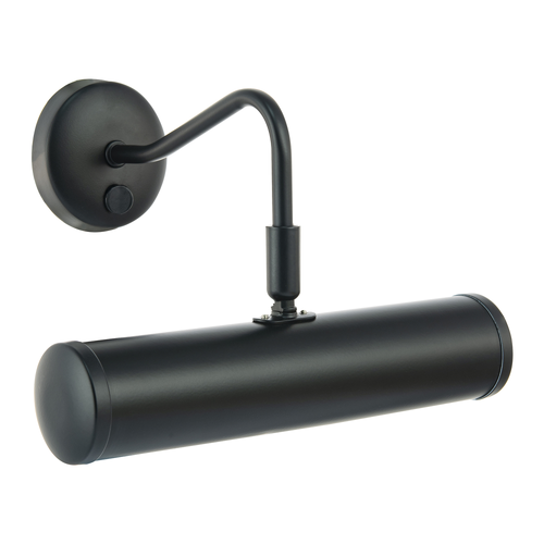 Classic Traditional Picture Wall Light Fitting in Matte Black with Switch But... - Picture 2 of 7