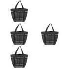 4 Pieces Duschtasche Aus Mesh Große Netz-strandtasche Haushaltswaren