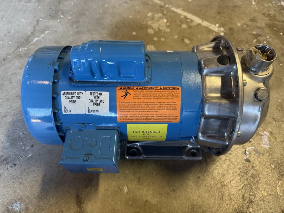 Goulds Water Xylem Stainless Steel Centrifugal Pump 1ST1E4C4 NPE 1X1.25X6-2P-PM - Image 3 of 4