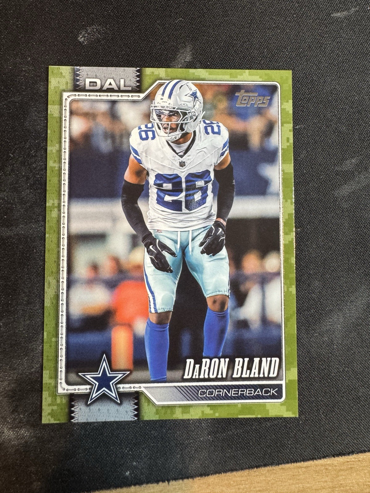 2026 TOPPS FLAGSHIP DaRon Bland Green Camo #/25