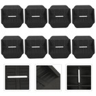  8pcs Universal Floor Protectors Silikonmöbel Caster Cups Möbel Beinpolster