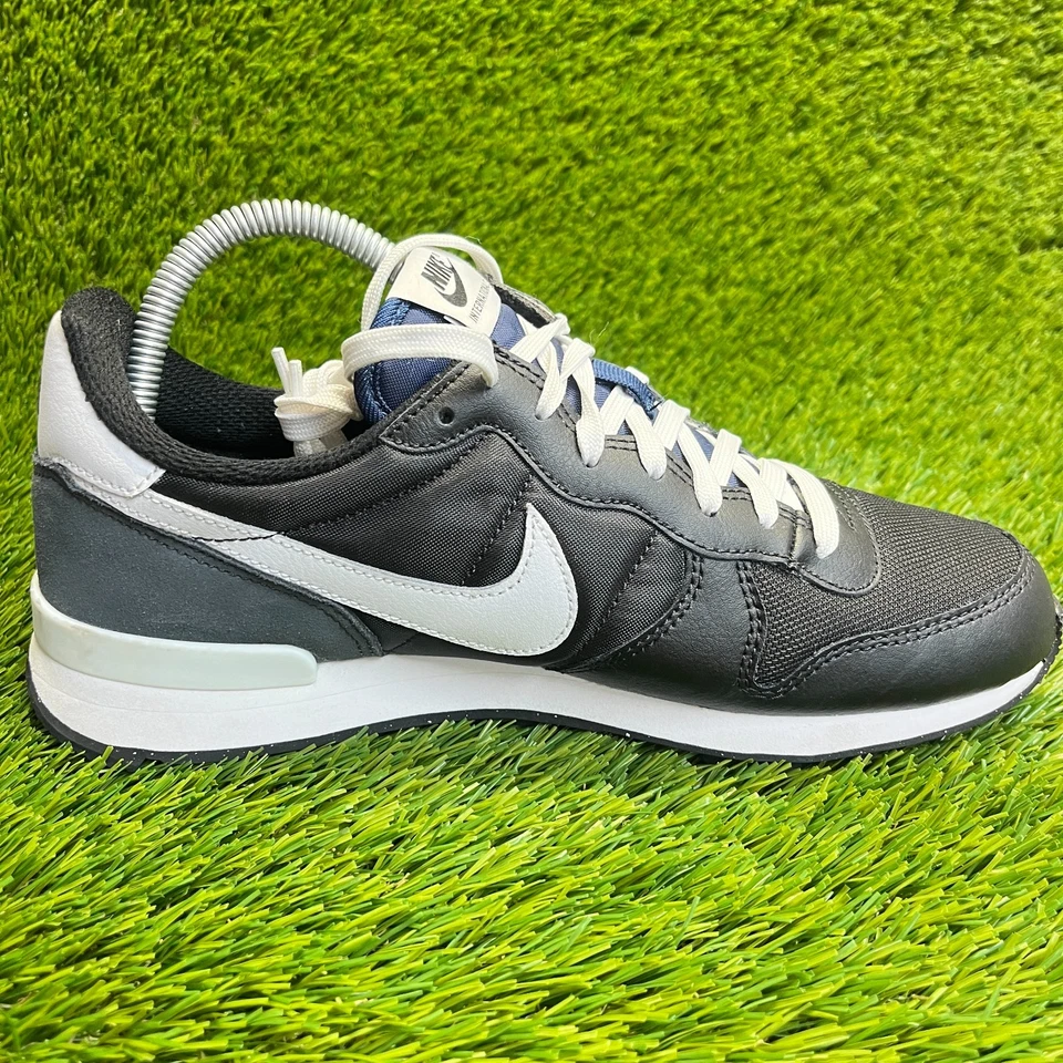 Nike Internationalist Mujer Talla 8.5 Negro Caminar Correr Zapatos Tenis Foto 4 de 4