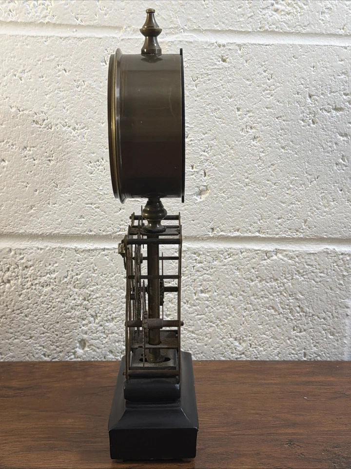 Da Vinci by Anchiano Timeworks Museum Series brass clock Untested - Image 3 of 4