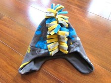 BABY KIDS Size S/M 5/6 VINTAGE 2011 Fleece MOHAWK Flapper Skater Hat c47