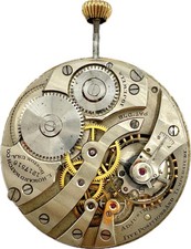 Antique 12 Size Howard Series 6 19 Jewel Mechanical Pocket Watch Movement Runs