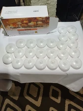 Homemory 24 Pack 3” Flameless Led Floating Candles, 200 Hour White Battery Opera