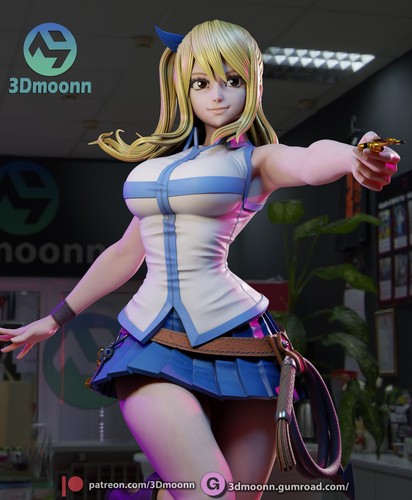 Lucy - Kit impreso en 3D Fairy Tail sin pintar/sin montar - Imagen 5 de 14