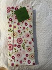 NWT Kate Spade Set of 2 Kitchen Dish Towels Pink & Yellow Floral Pattern