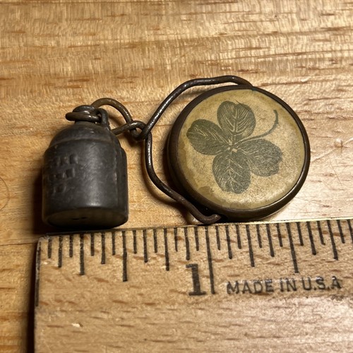 Antico Charm Pubblicitario Pre Pro Rosso Top Segale Celluloide Spinner Piccola Brocca Marrone - Foto 5 di 5