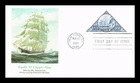US COVER PACIFIC 97 CLIPPER SHIP FIRST DAY ISSUE FLEETWOOD