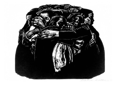 VTG 1922 ''Die Mutter'' by Kathe Kollwitz Enhanced Giclée Reprint - 8.5x11, 17x22