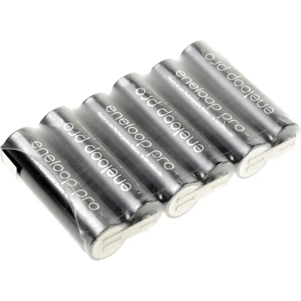 Pack de piles rechargeables 6x LR6 (AA) NiMH Panasonic 135552 7.2 V 2450 mAh - Photo 1/1