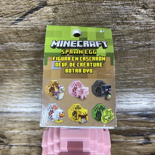 Mattel - Huevo de engendro de Minecraft con mini figura en el interior - CERDO - Imagen 2 de 8