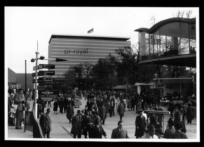 Hannover 1950er - Deutsche Industrie Messe - Messegelände - Foto-AK 15x10cm