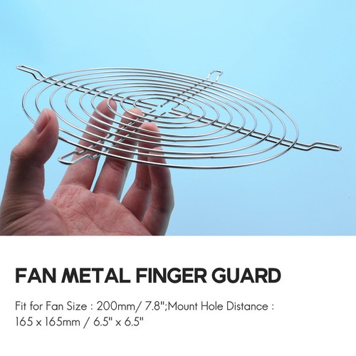 Metall PC Computer Gehaeuse Luefter Netz Finger Schutz Schutznetz 200mm F5B4 - Photo 10/10