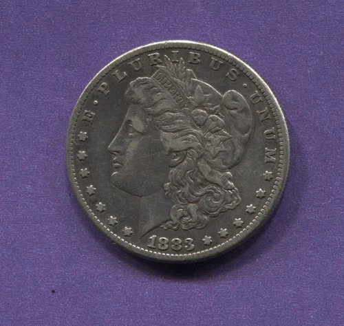 1883-S Morgan Silver Dollar, VF (90% Silver)