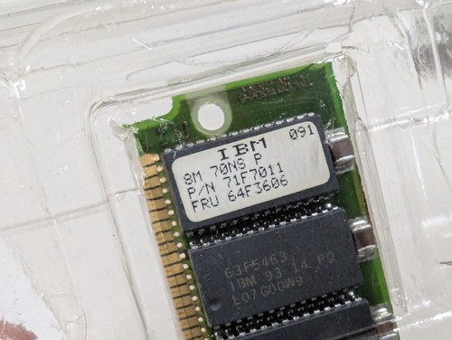 IBM Personal System/2 8MB Memory Expansion Module Kit 70NS 6450130 NOS NIB - Picture 6 of 6