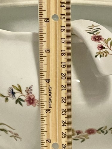 BIA Cordon Bleu Floral Theme Soup Tureen W/ Ladle & Under Plate  - Picture 9 of 12