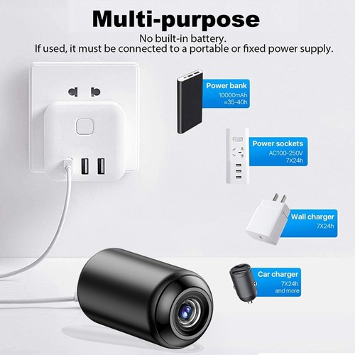 Mini telecamera 1080P HD rilevazione movimento videocamera visione notturna telecamera di sicurezza domestica - Foto 4 di 24