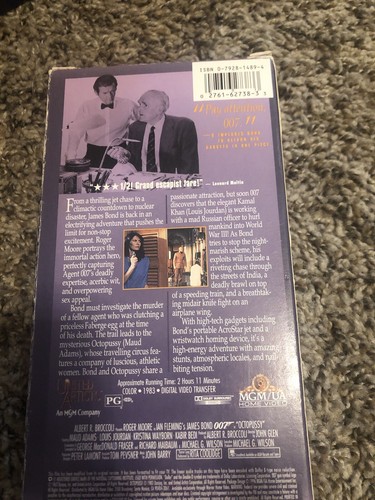 VHS-Octopussy Image 1MULTIPLE VHSs SHIP FREE!, SEE STORE!!! - Picture 2 of 2