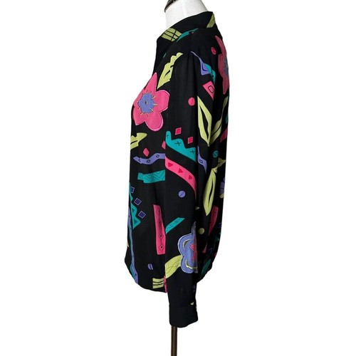 Alfred Dunner Damen Retro Jacke Größe 8 Funky Pop Art Bunt Neon Art Zum Tragen - Bild 2 von 14