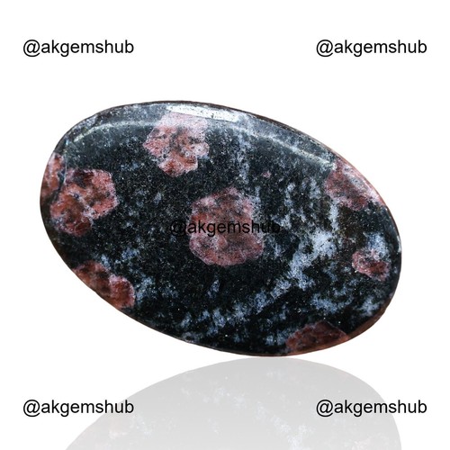 58.40 Cts Natural Ruby Fall Gemstone Oval Handmade Cabochon 41x26x5 mm - Picture 5 of 11