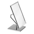 Rectangular Chrome Cosmetic Vanity Shaving Make Up Adjustable Table Top Mirror
