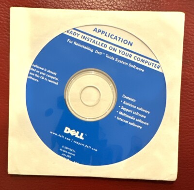 Application Backup:for Reinstalling Dell Tools System Software