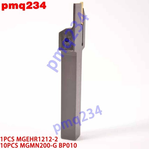 MGEHR1212-2 Supporto per utensili scanalatura taglierina tornio + inserti in carburo MGMN200-G BP010 - Foto 4 di 6